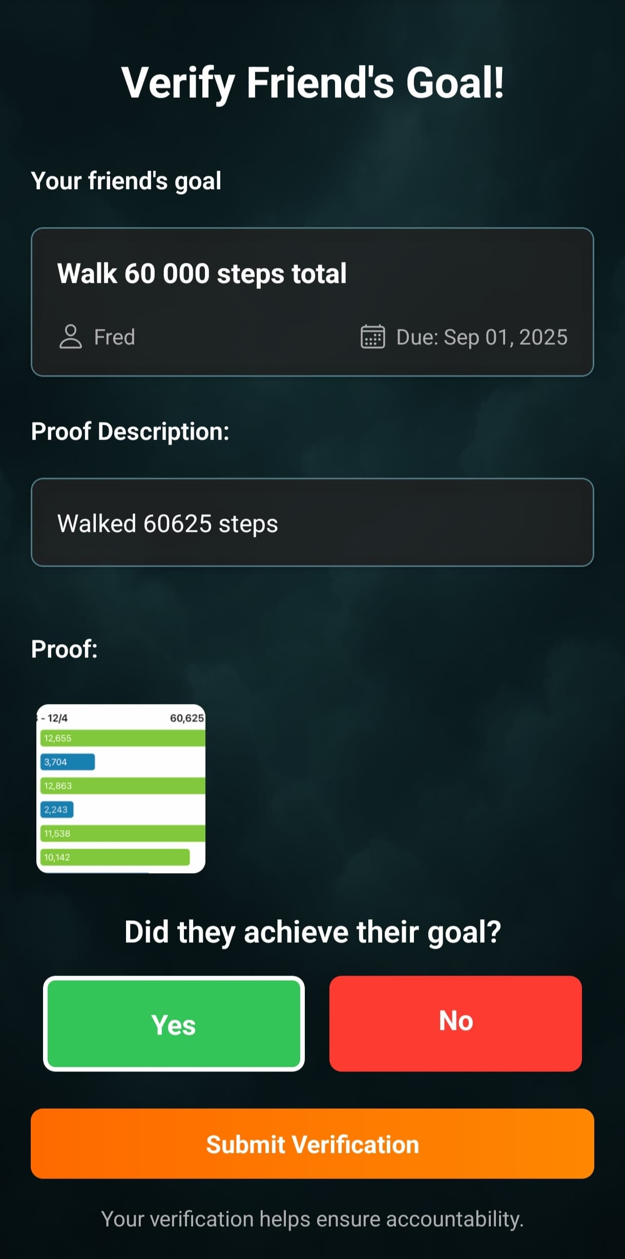 Verify friend